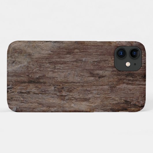 Bruin Wooden BarkWooden Bark Case-Mate iPhone Case (Achterkant (horizontaal))