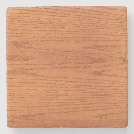 Bruin Woodgrain Square Onderzetter (Voorkant)