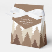 Bruin Woud Range Woodland Bruiloft Favor Box Bedankdoosjes (Voorkant Zijde)