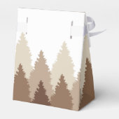 Bruin Woud Range Woodland Bruiloft Favor Box Bedankdoosjes (Achterkant)