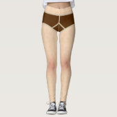 Bruin Y Voorpants Legging (Voorkant)