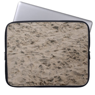 Bruin zand laptop sleeve