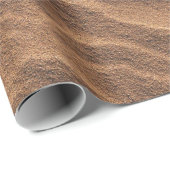 Bruin zand met water overdag cadeaupapier (Rol Hoek)