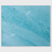 Bruin zand met waterdruppels cadeaupapier (Vlak)