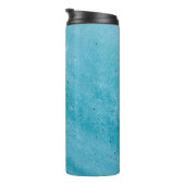 Bruin zand met waterdruppels thermosbeker (Geroteerd rechts)