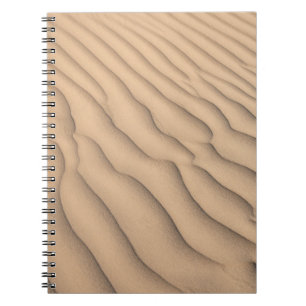 Bruin zand notitieboek