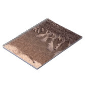 Bruin zand notitieboek (Linkerzijde)