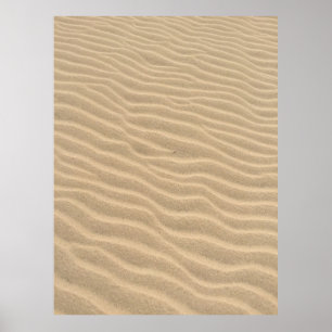 Bruin zand poster