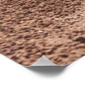 Bruin zand poster (Hoek)