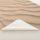 Bruin zand sherpa deken (3/4)