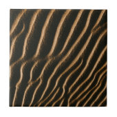 Bruin zand tegeltje (Voorkant)