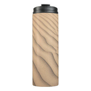 Bruin zand thermosbeker