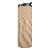 Bruin zand thermosbeker (Gedraaid links)