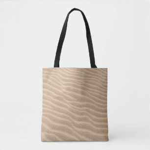 Bruin zand tote bag