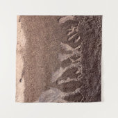 Bruin zand wandkleed (Voorkant (horizontaal))