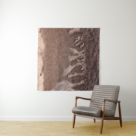 Bruin zand wandkleed (In Situ (horizontaal))