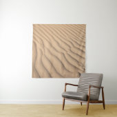 Bruin zand wandkleed (In situ)