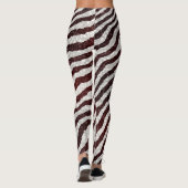 Bruin Zebra Leggings (Achterkant)