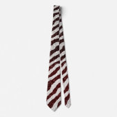 Bruin Zebra Stropdas (Voorkant)