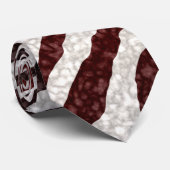 Bruin Zebra Stropdas (Opgerold)