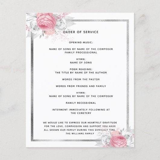 Bruin zilveren roze fotografie (Achterkant)