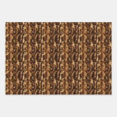 Bruin & Zwart Abstract Inpakpapier Vel (Voorkant 2)