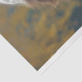 Bruin Zwart Clydesdale Paard Decoupage Tissuepapier (Detail)