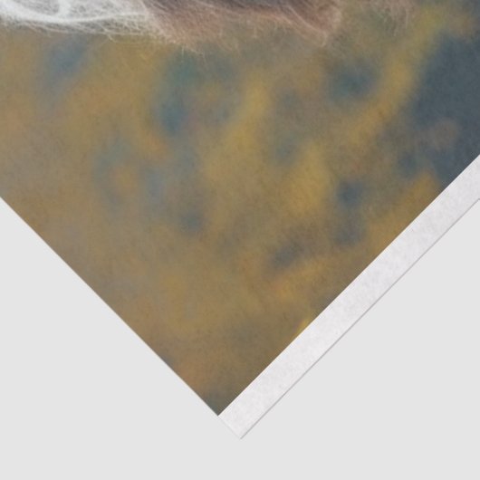 Bruin Zwart Clydesdale Paard Decoupage Tissuepapier (Detail)