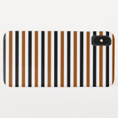 Bruin Zwart en wit strepen ontwerp Case-Mate iPhone Case (Achterkant (horizontaal))