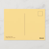 Bruin zwart geel Noordelijk Papier Wasp Grooming Briefkaart (Achterkant)