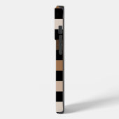 Bruin Zwart geruit Gingham Patroon Case-Mate iPhone Case (Achterkant / Links)