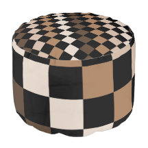 Bruin Zwart geruit Gingham Patroon
