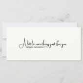 Bruin Zwart Goud Cadeaubon (Achterkant)