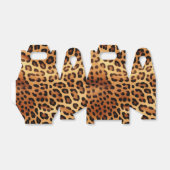 Bruin Zwart Gouden Luipaard Print Bedankdoosjes (Uitgevouwen)