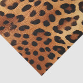 Bruin Zwart Gouden Luipaard Print Tissuepapier (Detail)