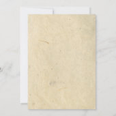 Bruin Zwart Kantoor Party Halloween Kaart (Achterkant)