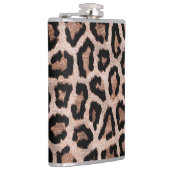 Bruin Zwart Luipaard Dierenprint Heupfles (Rechts)