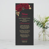 bruin zwart menu (Staand voorkant)