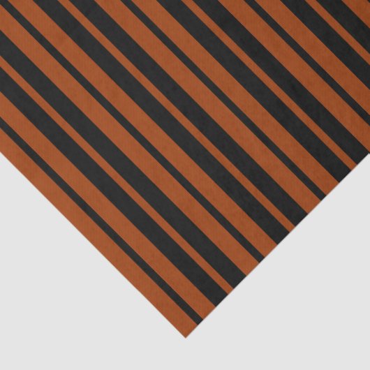 Bruin Zwart Verticaal Streepjespatroonontwerp Tissuepapier (Detail)