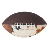 Bruin Zwart Wit Koeienhuid American Football (Voorkant)
