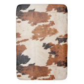 Bruin Zwart Wit Koeienhuid Badmat (Voorkant Verticaal)
