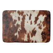 Bruin Zwart Wit Koeienhuid Badmat (Voorkant)