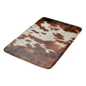 Bruin Zwart Wit Koeienhuid Badmat (Gekanteld)