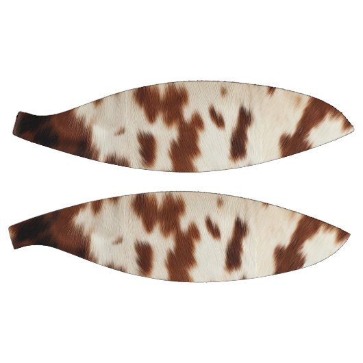 Bruin Zwart Wit Koeienhuid Basketbal (Panelen)