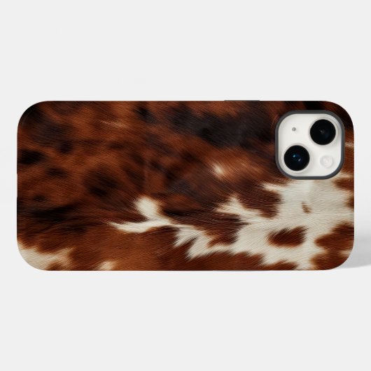 Bruin Zwart Wit Koeienhuid Case-Mate iPhone Case (Achterkant (horizontaal))