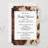 Bruin Zwart Wit Koeienhuid Kaart (Voorkant)