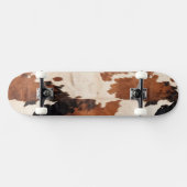 Bruin Zwart Wit Koeienhuid Persoonlijk Skateboard (Horizontaal)
