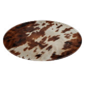 Bruin Zwart Wit Koeienhuid Snijplank (Hoek)