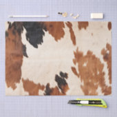 Bruin Zwart Wit Koeienhuid Tissuepapier (Craft)