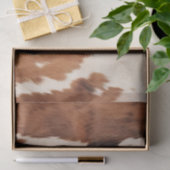 Bruin Zwart Wit Koeienhuid Tissuepapier (Geschenk)
